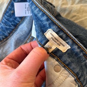 Madewell tall curvy perfect vintage straight jean in earlwood wash